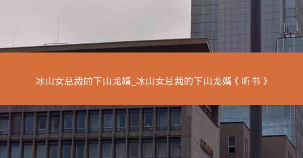 冰山女总裁的下山龙婿_冰山女总裁的下山龙婿《听书》