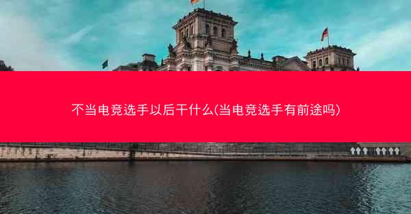 不当电竞选手以后干什么(当电竞选手有前途吗)