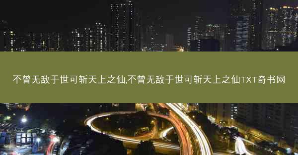 不曾无敌于世可斩天上之仙,不曾无敌于世可斩天上之仙TXT奇书网