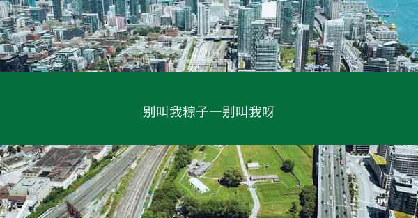 别叫我粽子—别叫我呀