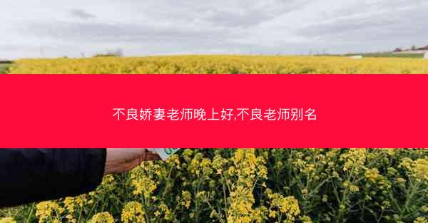 不良娇妻老师晚上好,不良老师别名