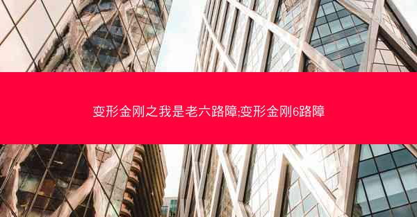变形金刚之我是老六路障;变形金刚6路障