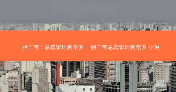 一胎三宝：总裁爹地套路多-一胎三宝总裁爹地套路多 小说
