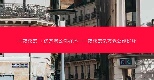 一夜欢宠 ：亿万老公你好坏—一夜欢宠亿万老公你好坏