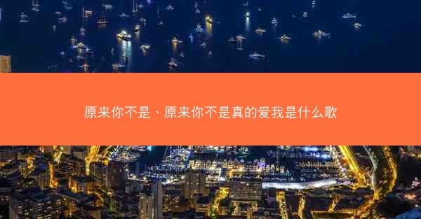 原来你不是、原来你不是真的爱我是什么歌