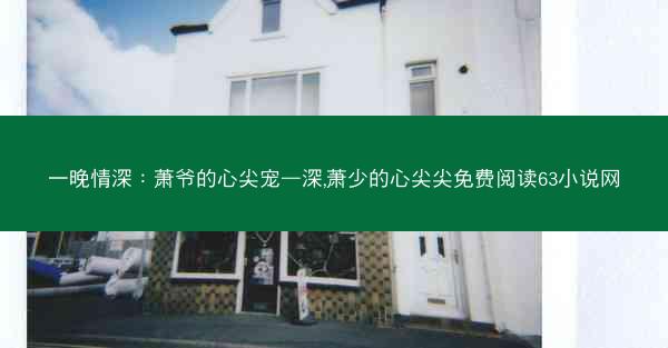 一晚情深：萧爷的心尖宠—深,萧少的心尖尖免费阅读63小说网